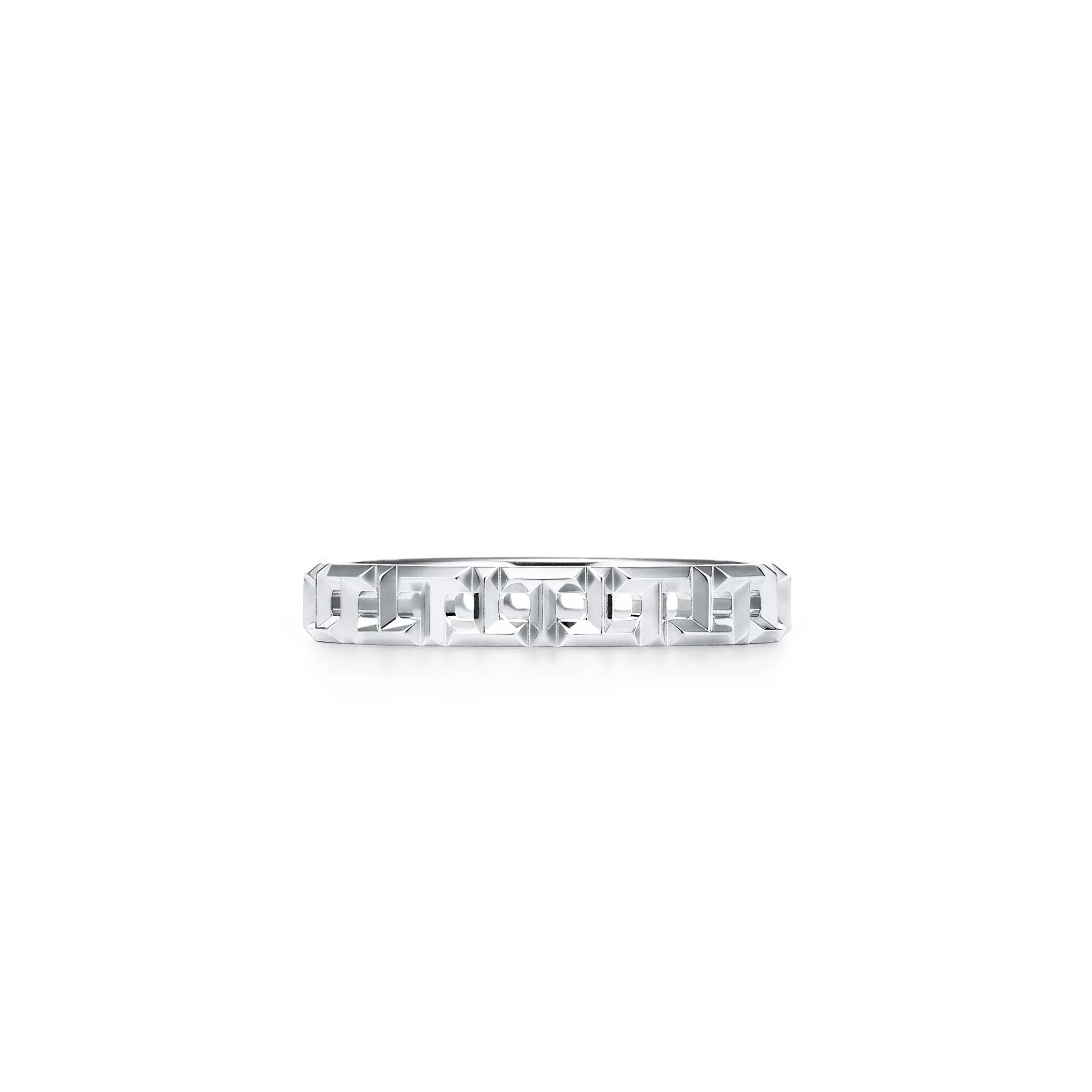 TIFFANY T TRUE NARROW RING IN WHITE GOLD 62508310